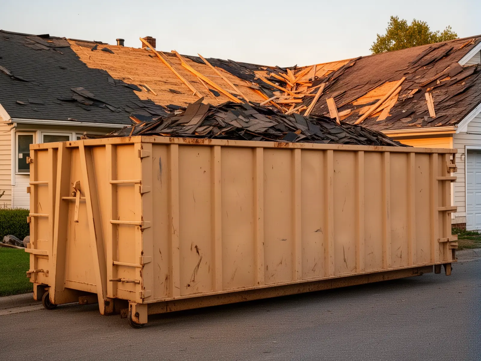 Roll-off dumpster from La Mesa Dumpster Rental in Ogden, UT